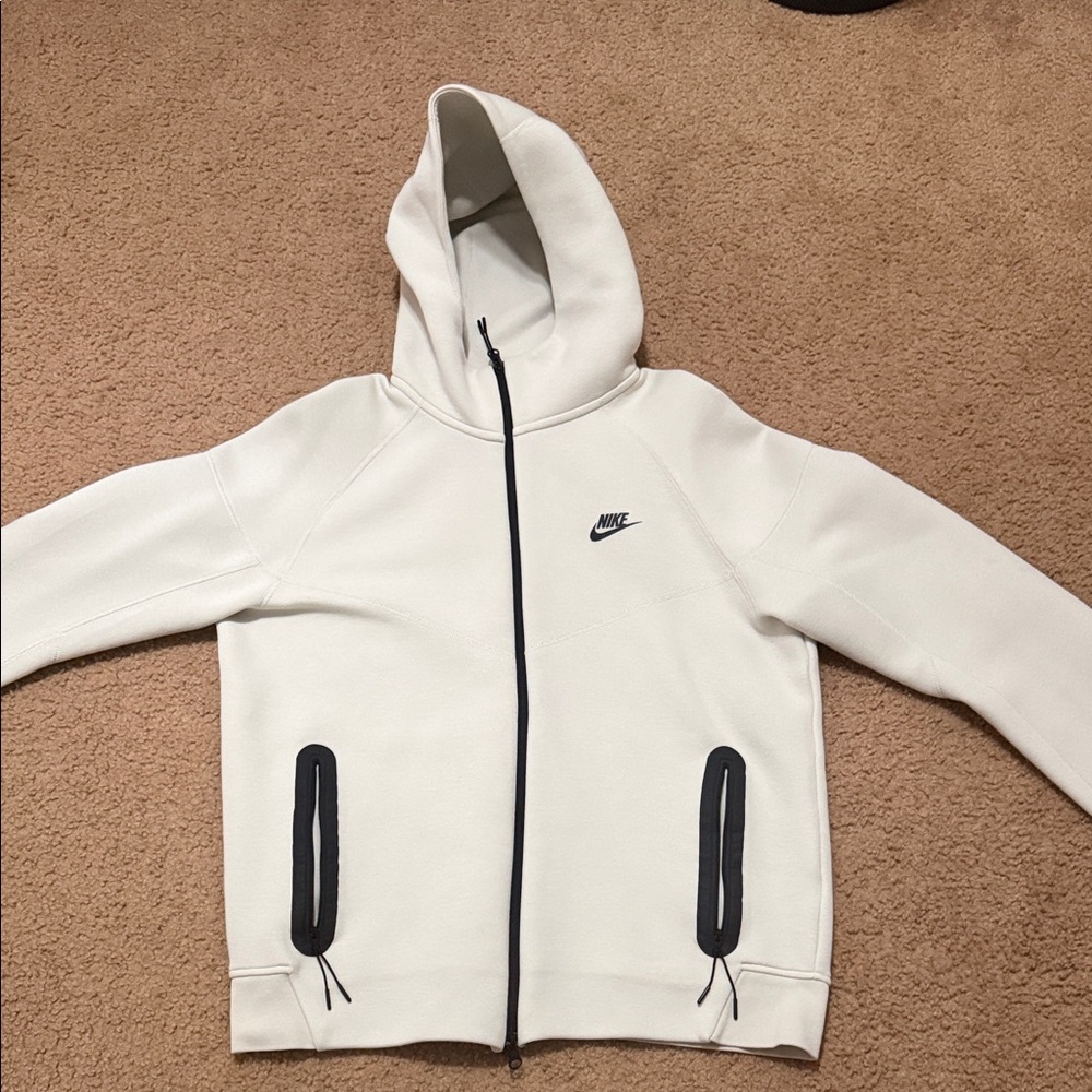 Nike cream ish Hoodie Jacket